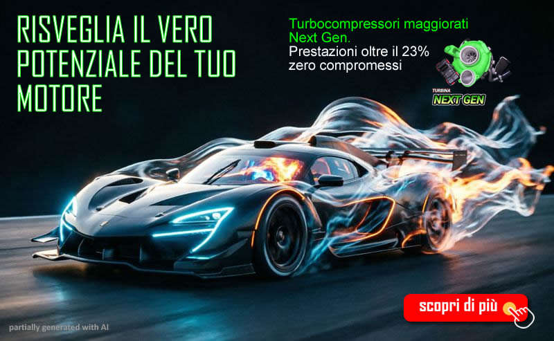 intercooler maggiorati e frizioni rinforzate
